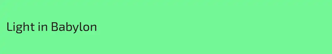 Light in Babylon